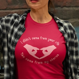 I Didn't Come From Your Rib Unisex Tee - International Women's Day, Feminist Shirt, Girl Power, Women Empowerment