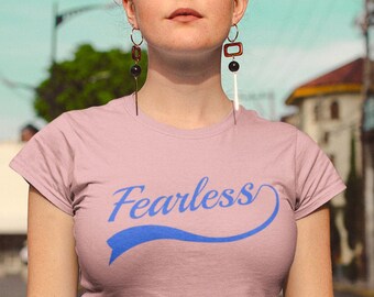 Fearless uniseks T-shirt - feministisch shirt, Girl Power, T-shirt voor vrouwenemancipatie, Internationale Vrouwendag