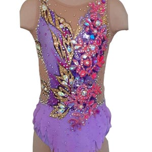 Rhythmic gymnastics leotard skating acrobatics