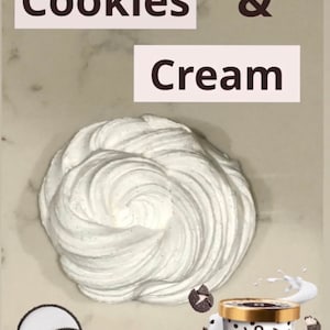 8oz- Scented Cookies & Cream Butter slime