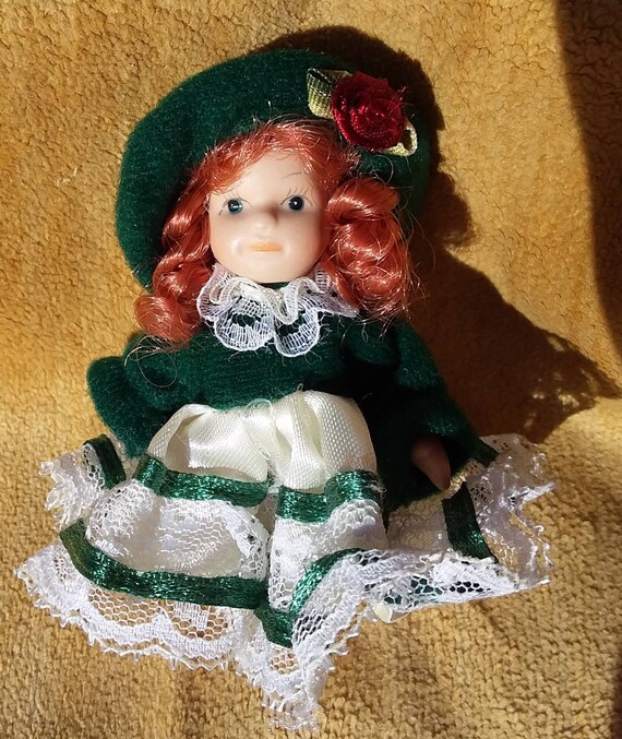 redhead porcelain doll