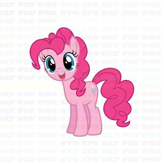 Mein Kleines Pony Pinkie Pie Cricut Cutter Svg Eps Dxf Pdf Png