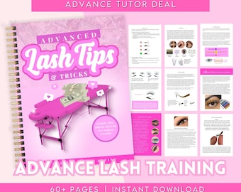 Eyelash Extension, Advance Eyelash Training, Eyelash Extensions Training Manuals for Tutors, Eductors & Academies, Student Training, Guides