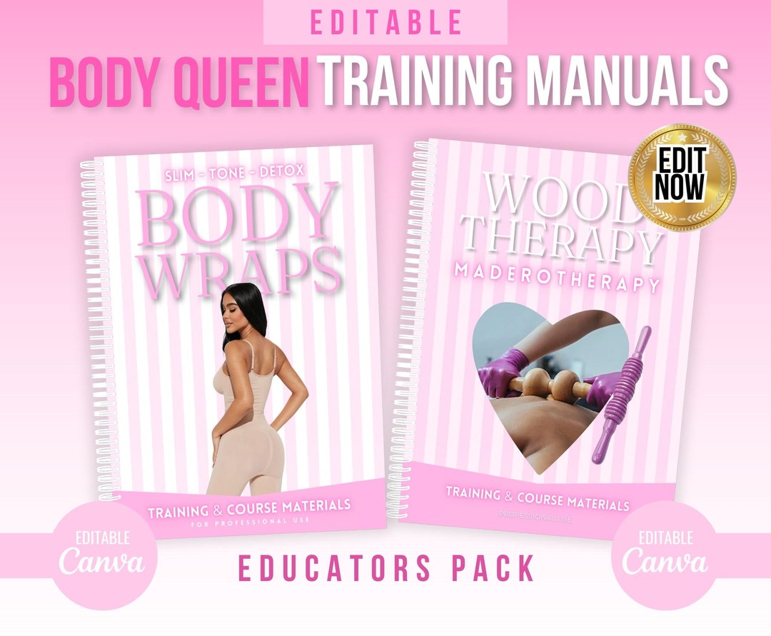 Editable Body Contouring Training Manuals, Educator Body Contouring