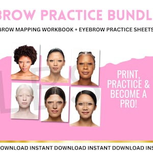 Brow Mapping Mapping Practice Microblading Practice Pmu Training