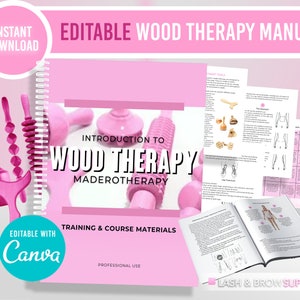 Wood Therapy Training Manual, Editable Wood Therapy, Maderoterapia, Wood Therapy Pdf, Intake, Consent Forms, Body Sculpting