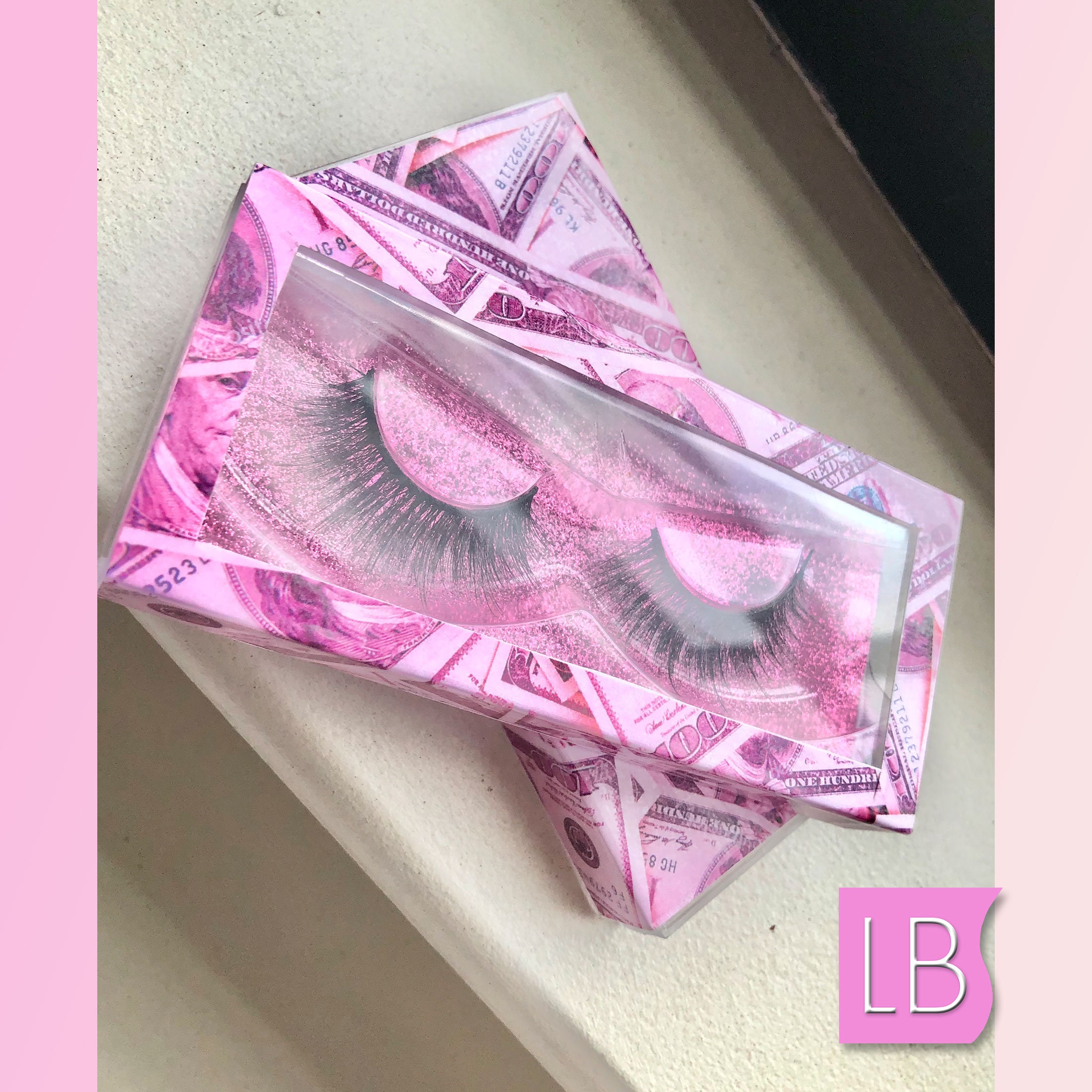 Lash Cases for Mink Eyelash Line Pink Money Case Wholesale Etsy