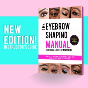 Eyebrow Shaping Training Manual, Brow shaping manual, Brow Training Manual, Instant Download, Eyebrow consent forms, Brow waiver forms