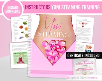 Manual de treinamento Yoni Steam, formulário de consentimento Yoni, guia Yoni Steam, V-Steam, suprimentos Yoni Steam Vestir-se para a sessão Yoni, V Steam em casa