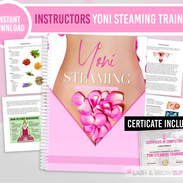 Yoni Steam Training Manual, Yoni consent form, yoni steam guide, v-steam, yoni steam supplies Dressing for the yoni Session, v steam at home