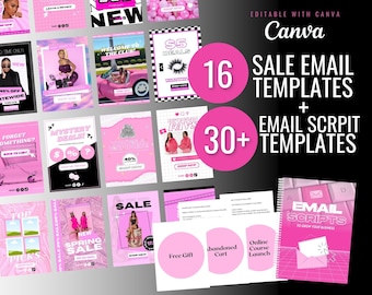 Editable Email Template, Email Campaign, Marketing Template , Email bundle, Sales Email, Beauty email, Sale Flyer, Welcome Email, Newsletter