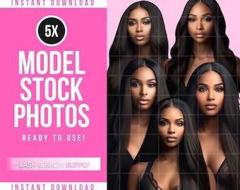Modelo de stock afroamericano, fotos de stock de belleza, fotos de stock de cabello, fotos de stock de maquillaje, modelo de belleza AI, foto de stock de belleza, modelo AI