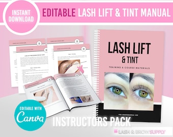 Lash Lift Training Manual PDF, Lash Lift Manual, Lash Forms, Lash lift client forms, Client Waiver, Lash Lift Manual pdf, lash lift class