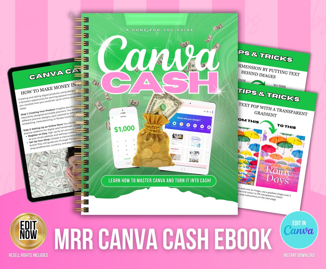 MRR Canva Course Resell, Canva Crash Course and Master Resell Rights ...