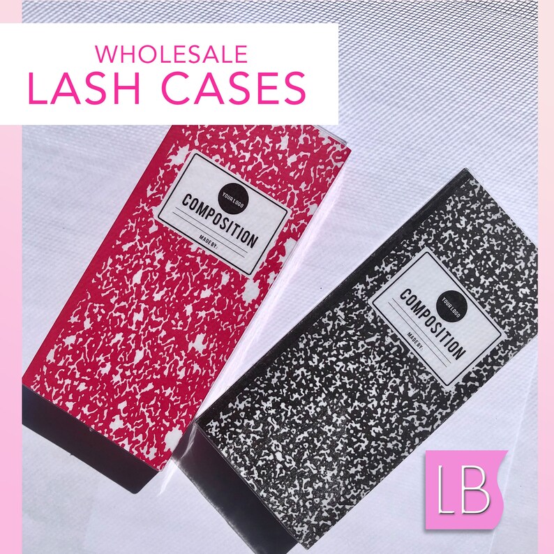 Lash Cases for Mink Eyelash Line Composition Notebook Case Etsy