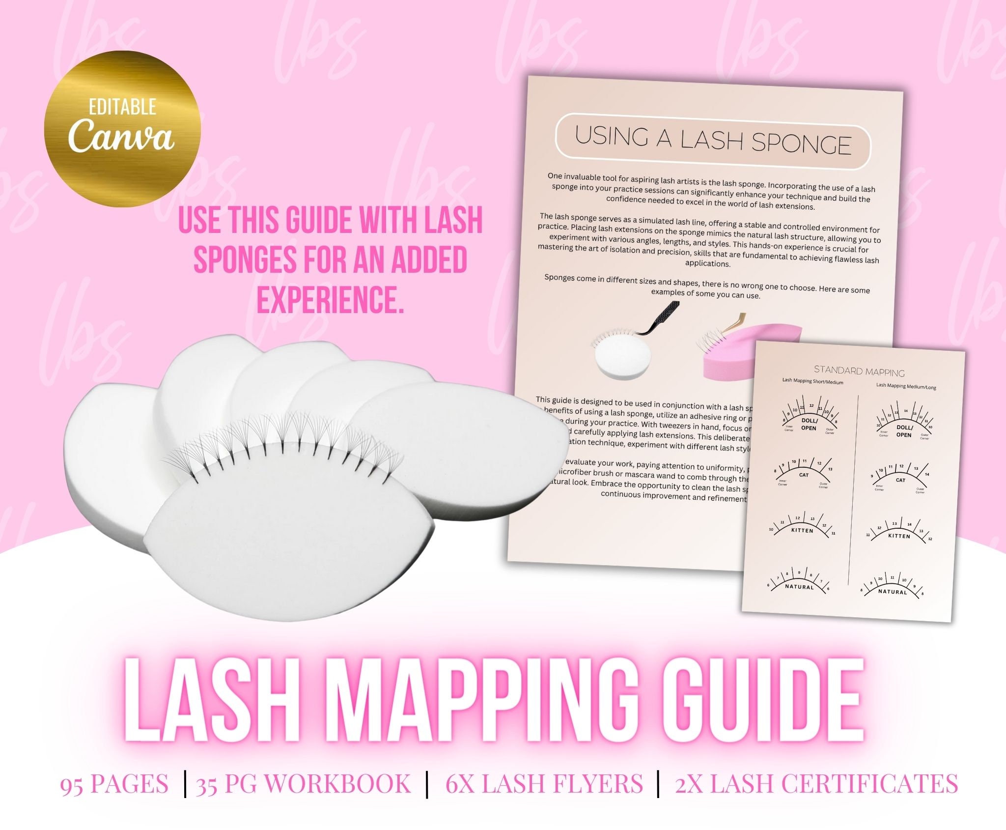 Lash Manual, Lash Mapping Student Handbook, Lash Map Training Guide ...