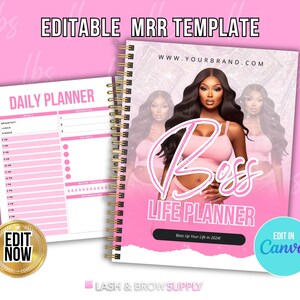 MRR Life Planner, Plr eBook, Done For You Ebook Template, MRR canva, White Label, PLR, eBook, Done For You, Add your own brand and resell