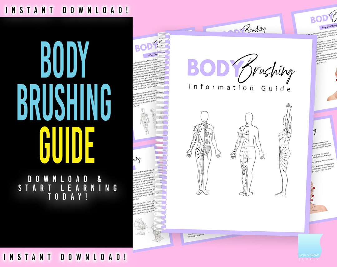 Body Brushing, Body Brushing Guide, Body Brush Quick Guide, Body