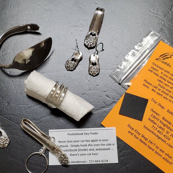 Silverware Jewelry Etsy