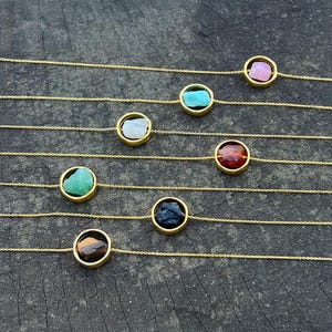 Sterling Silver Raw Crystal Spinner Necklace: Anxiety Fidget Toy