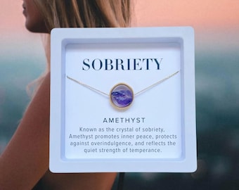 SOBRIETY GIFT For WOMEN - Alcoholics Anonymous - Narcotics Anonymous - Sobriety Achievement - Sober Date Anniversary - Recovery Anniversary