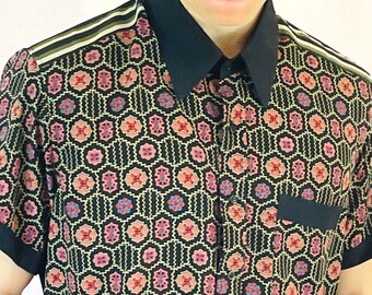 Geometric Button Up - Etsy