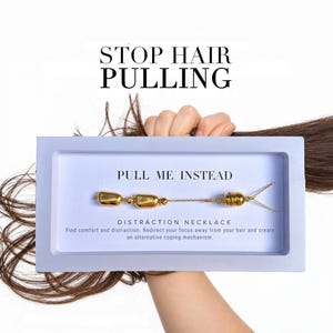 Collar anti-arrancamiento de cabello para el alivio de la tricotilomanía