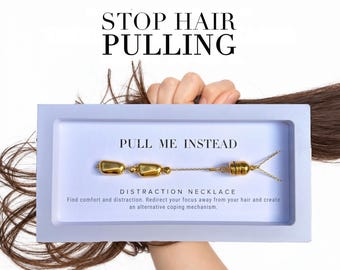 Collier anti-arrachement des cheveux pour le soulagement de la trichotillomanie