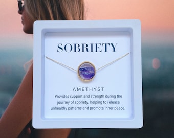 SOBRIETY GIFT For WOMEN - Alcoholics Anonymous - Narcotics Anonymous - Sobriety Achievement - Sober Date Anniversary - Recovery Anniversary