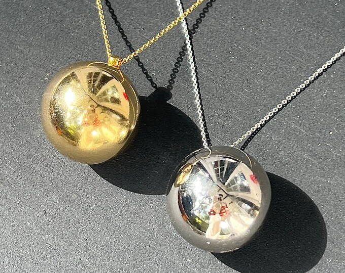 The Big Ball Necklace-Gold main image 0