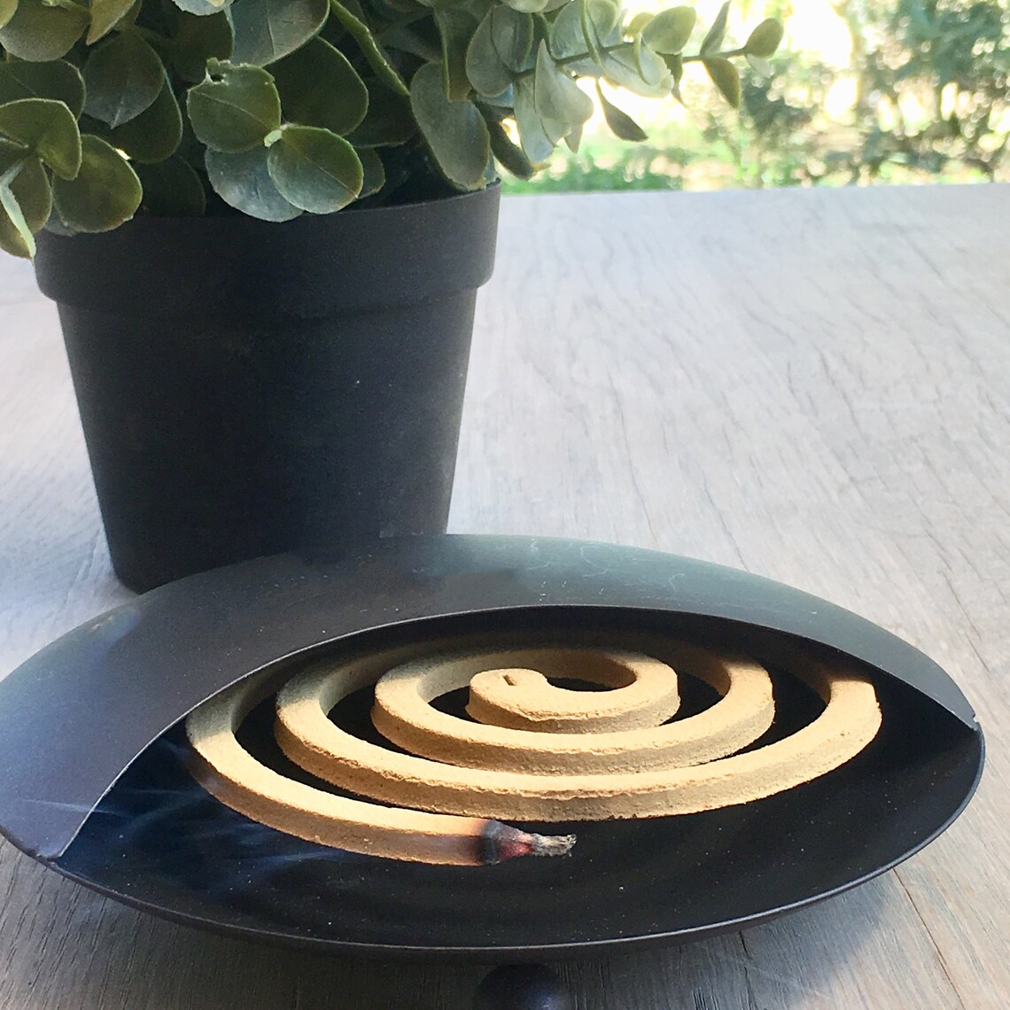 Mosquito Coil Holder in Black Metal. Modern Metal Mosquito Etsy UK