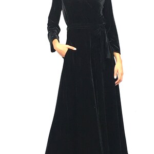 Black Velvet Loungewear-Velvet Jumpsuit- Women Homewear- Velvet Nightgown- Pyjama Femme-Comfy Loungewear-