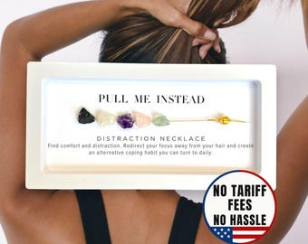 Stop Hair Pulling, Hair pulling Distraction Necklace, Hair picking, Self Help, Hair Pulling  Toy, Trich, Anti Hair Pulling Necklace