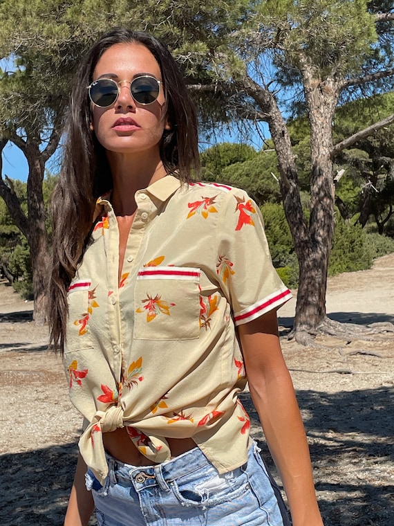 Floral summer hotsell shirt