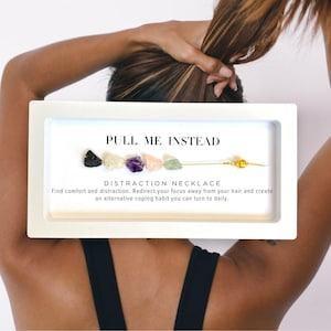 Stop Hair Pulling, Hair pulling Distraction Necklace, Hair picking, Self Help, Hair Pulling  Toy, Trich, Anti Hair Pulling Necklace