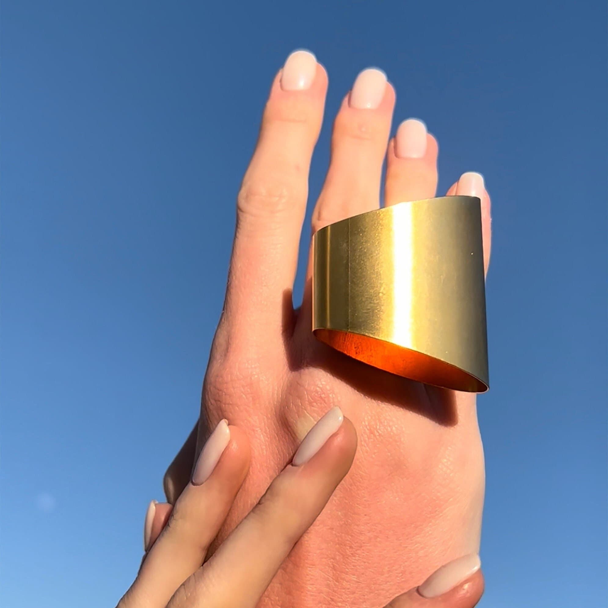 Céline Gold Scarf Ring