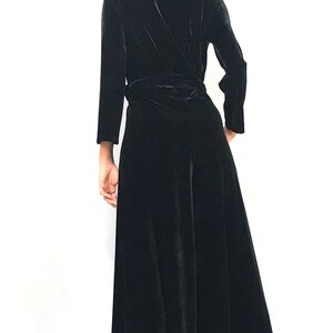Black Velvet Loungewear-Velvet Jumpsuit- Women Homewear- Velvet Nightgown- Pyjama Femme-Comfy Loungewear-