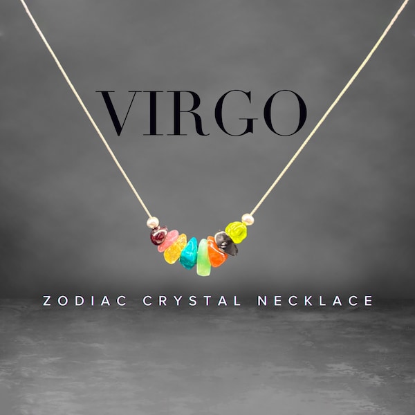 Virgo Necklace Etsy