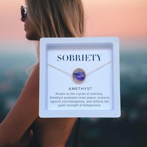 SOBRIETY GIFT For WOMEN - Alcoholics Anonymous - Narcotics Anonymous - Sobriety Achievement - Sober Date Anniversary - Recovery Anniversary