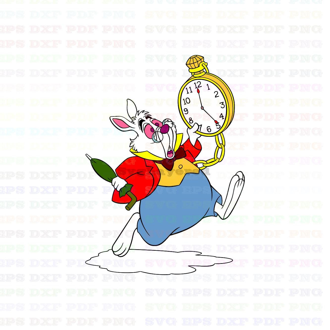 Alice Wonderland 0025 Svg Dxf Eps Pdf Png, Cricut, Cutting file, Vector, Cl...