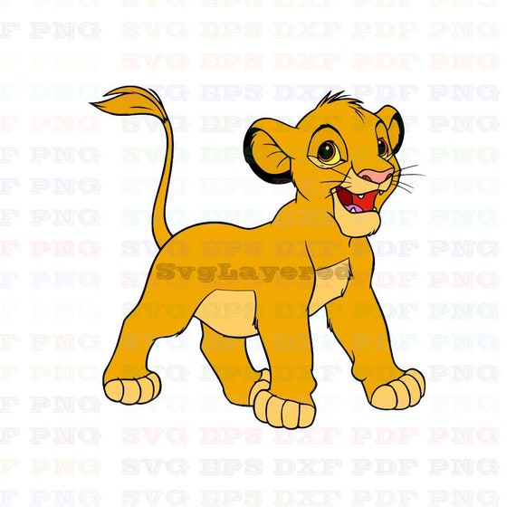 Download Free Simba The Lion King 22 Svg Dxf Eps Pdf Png Cricut Cutting Etsy SVG Cut Files