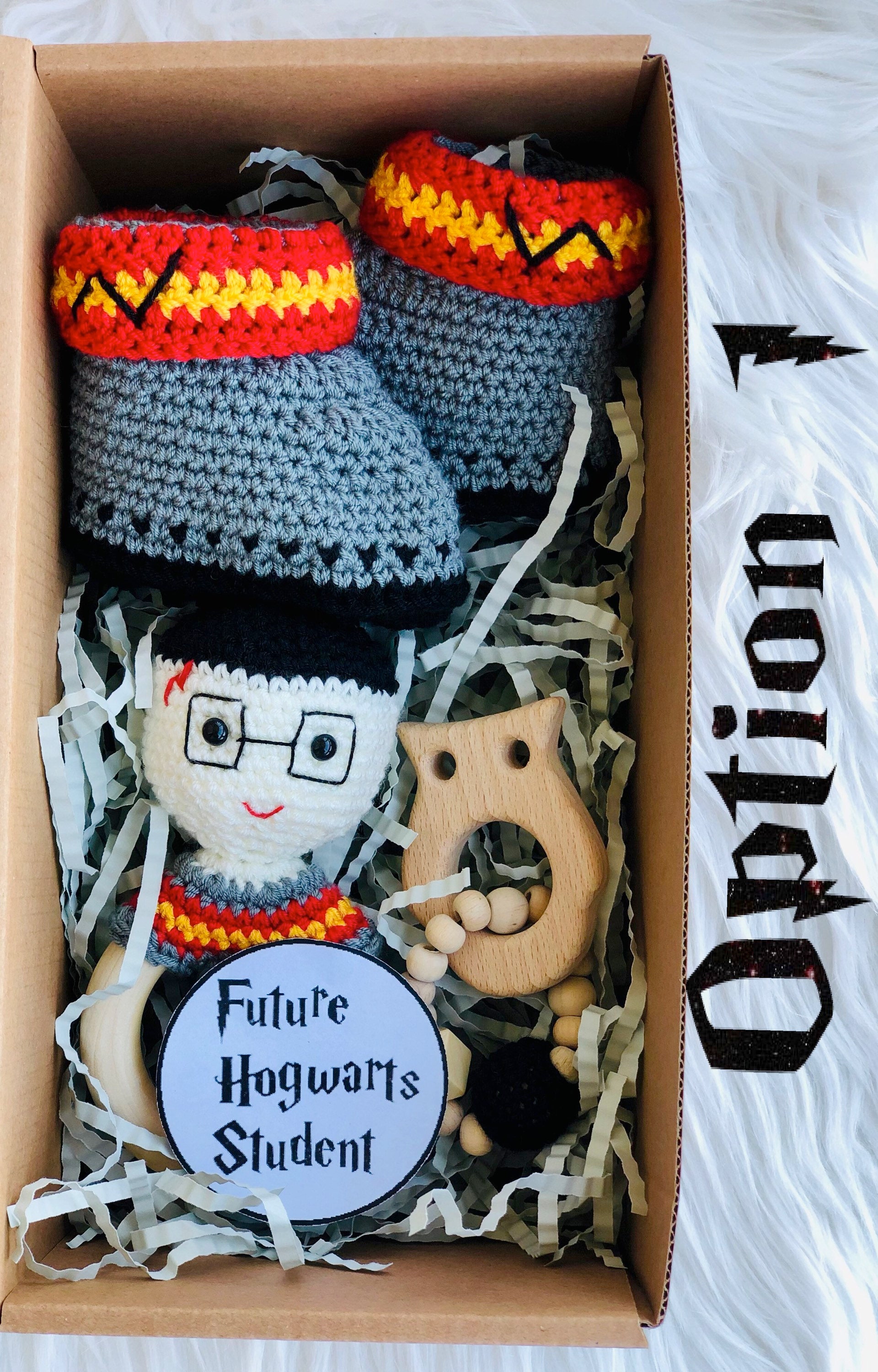 Harry Potter New Born Baby Gift Box Set Basket Baby Shower Etsy