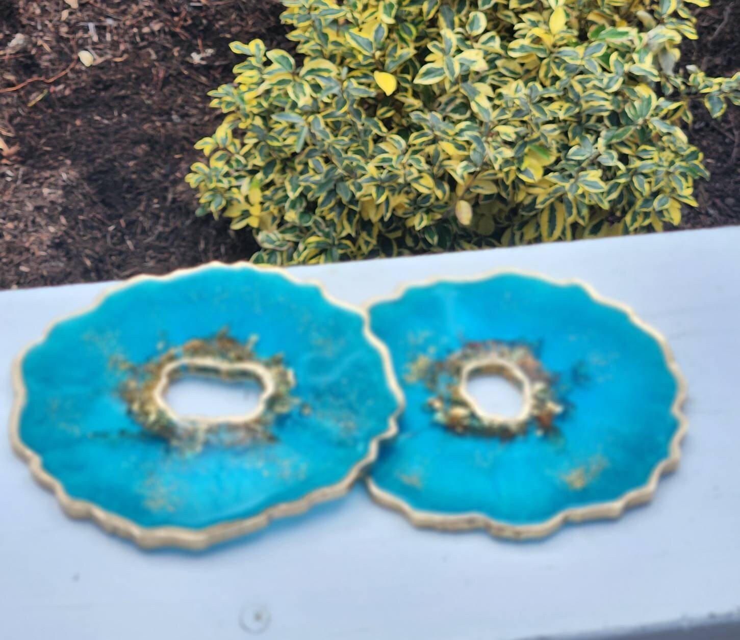 Geode Resin Wine Butler Resin Bottle Holder Resin Agate Etsy