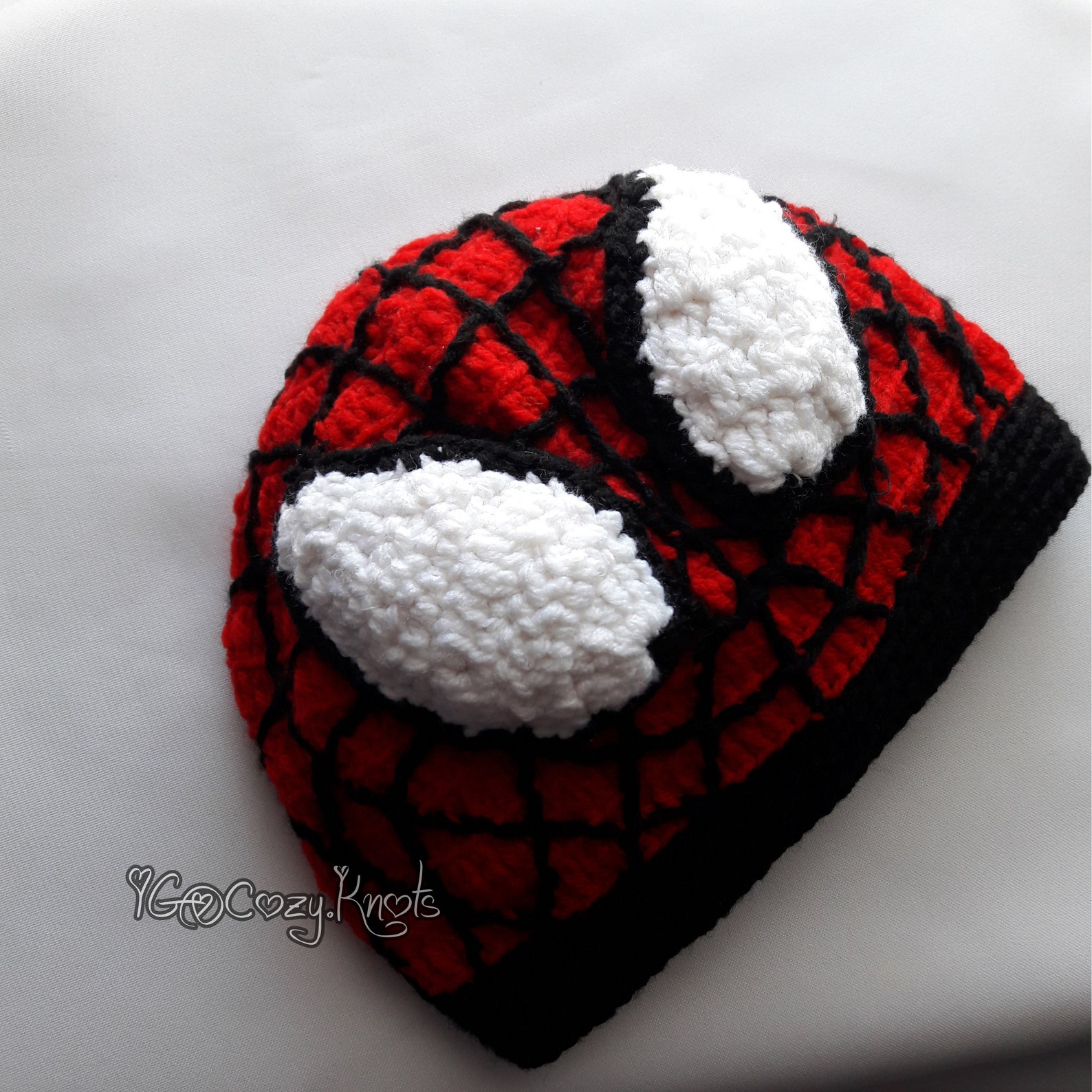 Spider-man Crochet Beanie Superhero - Etsy Canada