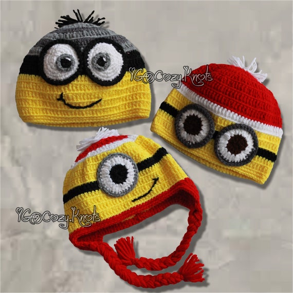 Minions usando gorros Gru, mi villano favorito gorros de ganchillo -   España