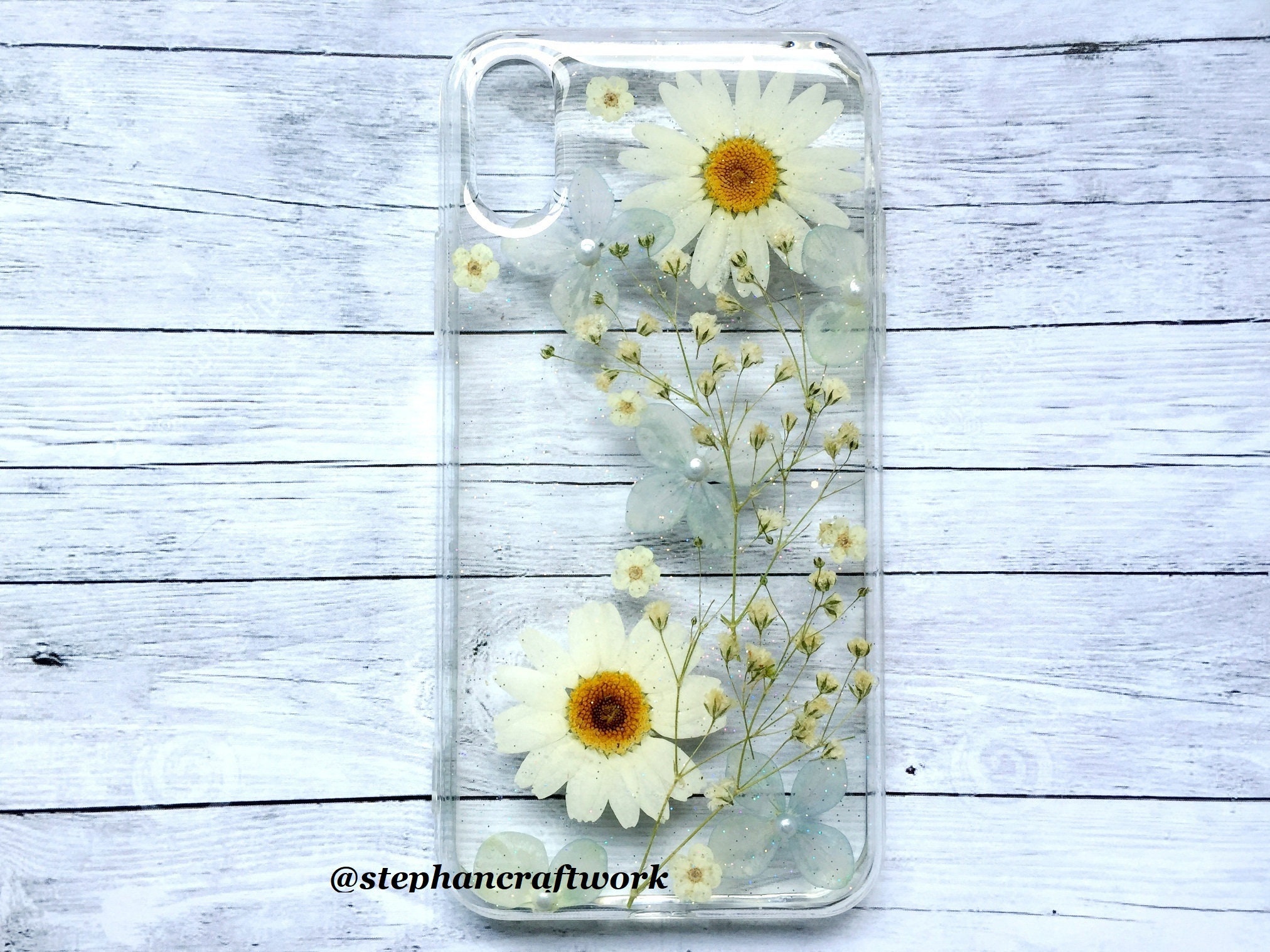 Handmade Genuine Pressed Flower Case for Iphone XR XS Max 6 6s Etsy