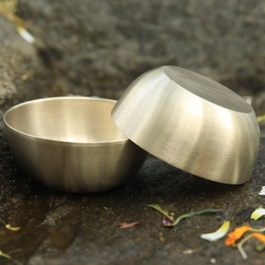 Ayurvedic Bronze (Kansa) Bowls Snack Bowl- Set of 2