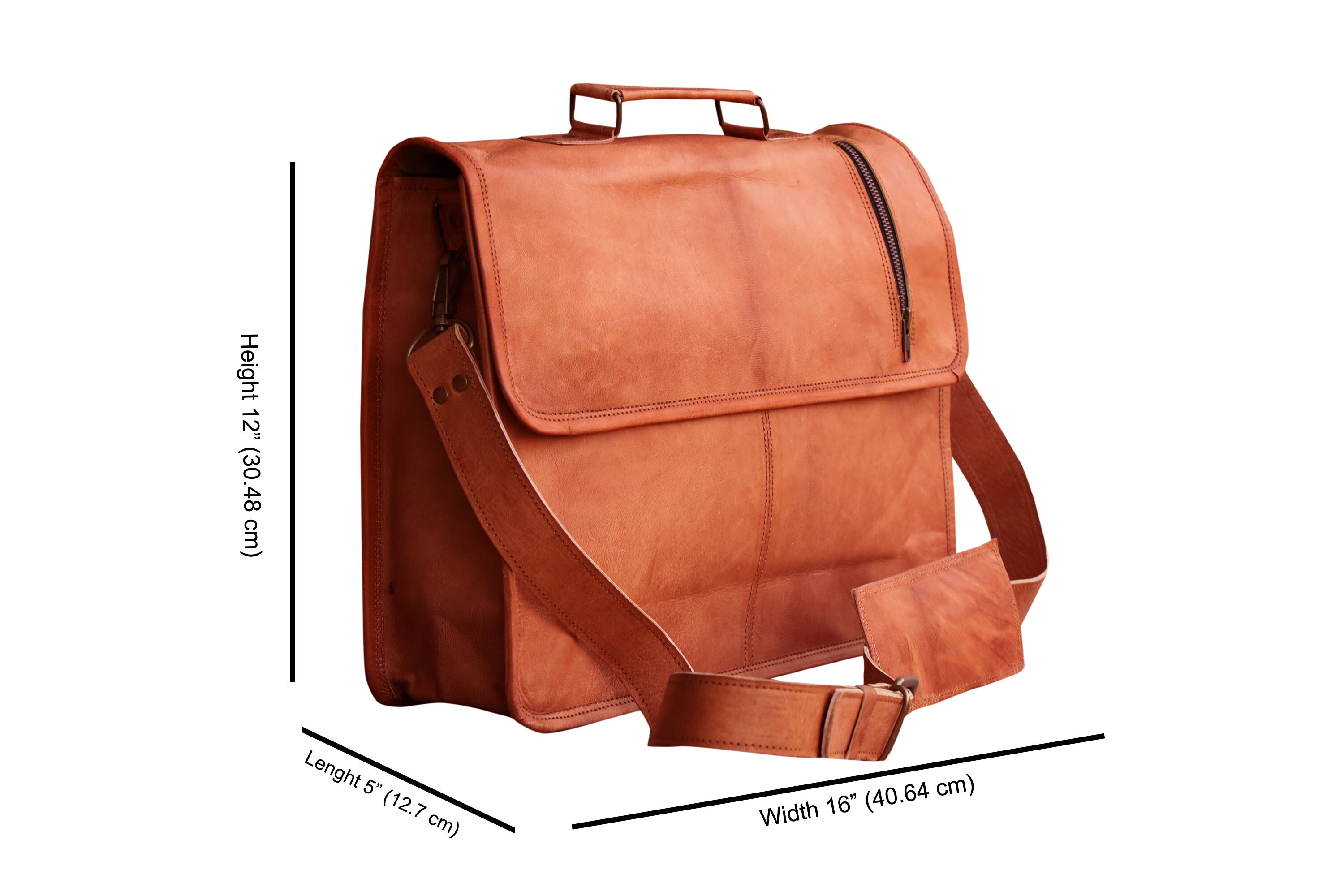 Pure Leather Messenger Bag Mens Laptop Bag Vintage Style | Etsy