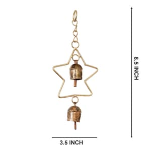 Memorial Wind Chimes For Outdoors Unique Gift for Love Star Bells