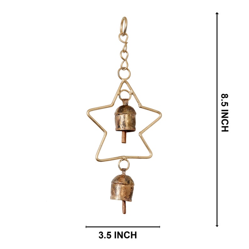 Memorial Wind Chimes For Outdoors Unique Gift for Love Star Bells
